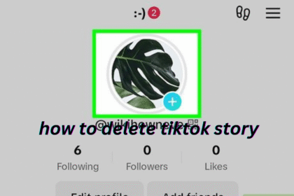 how to delete tiktok story
