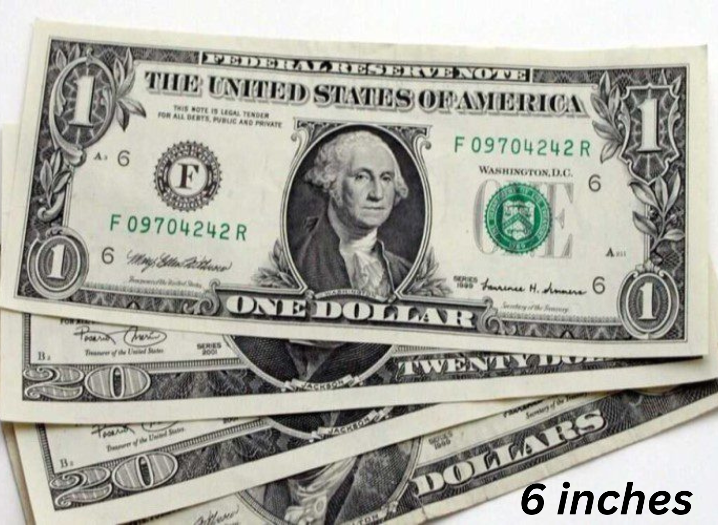 6 inches