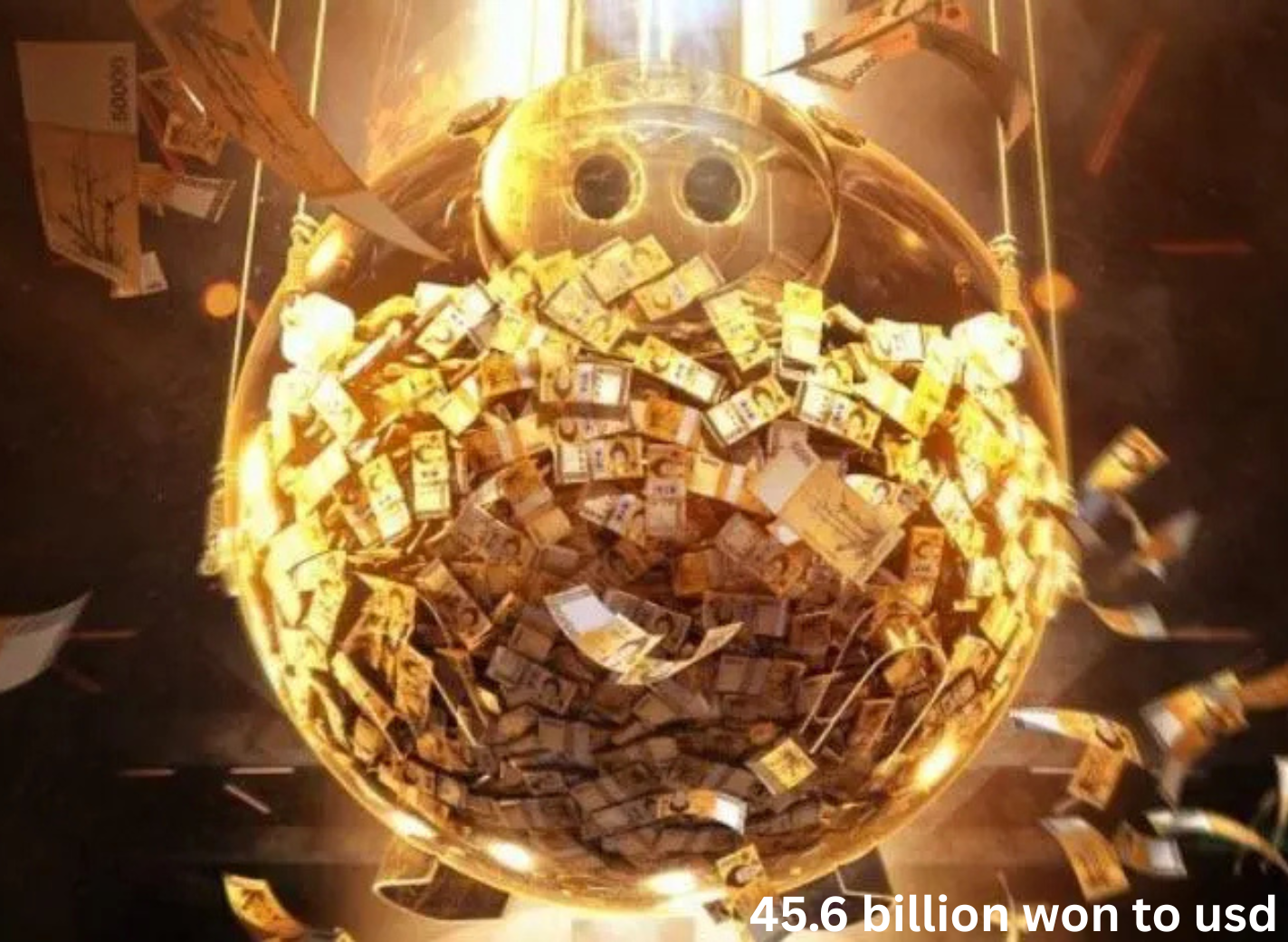 45.6 billion won to usd